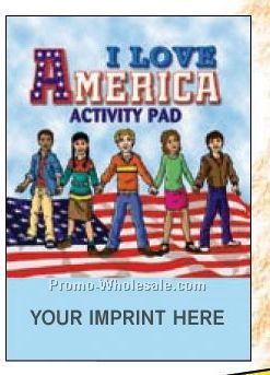 I Love America Activity Pad