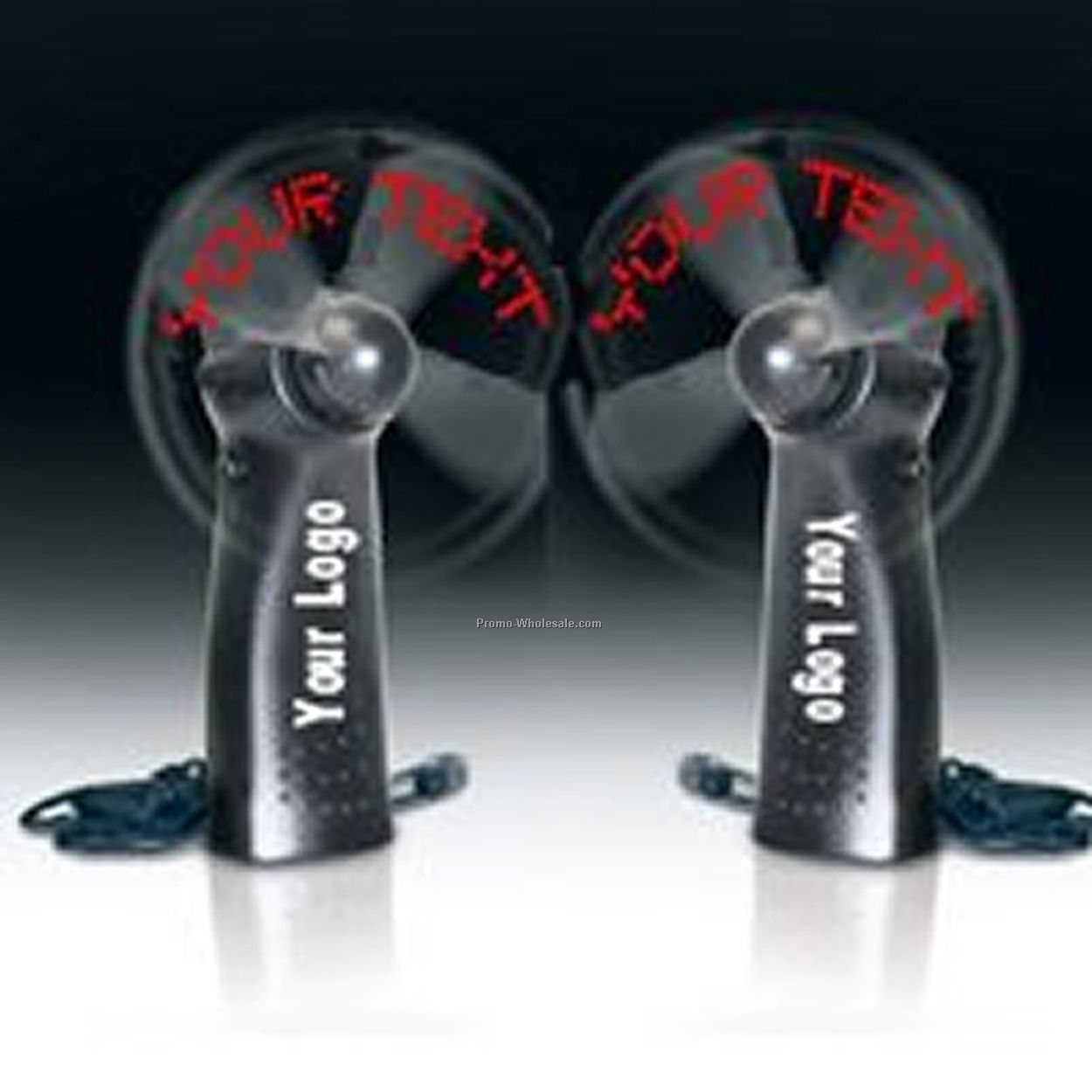 Light Up Message Fan (Blue Led)