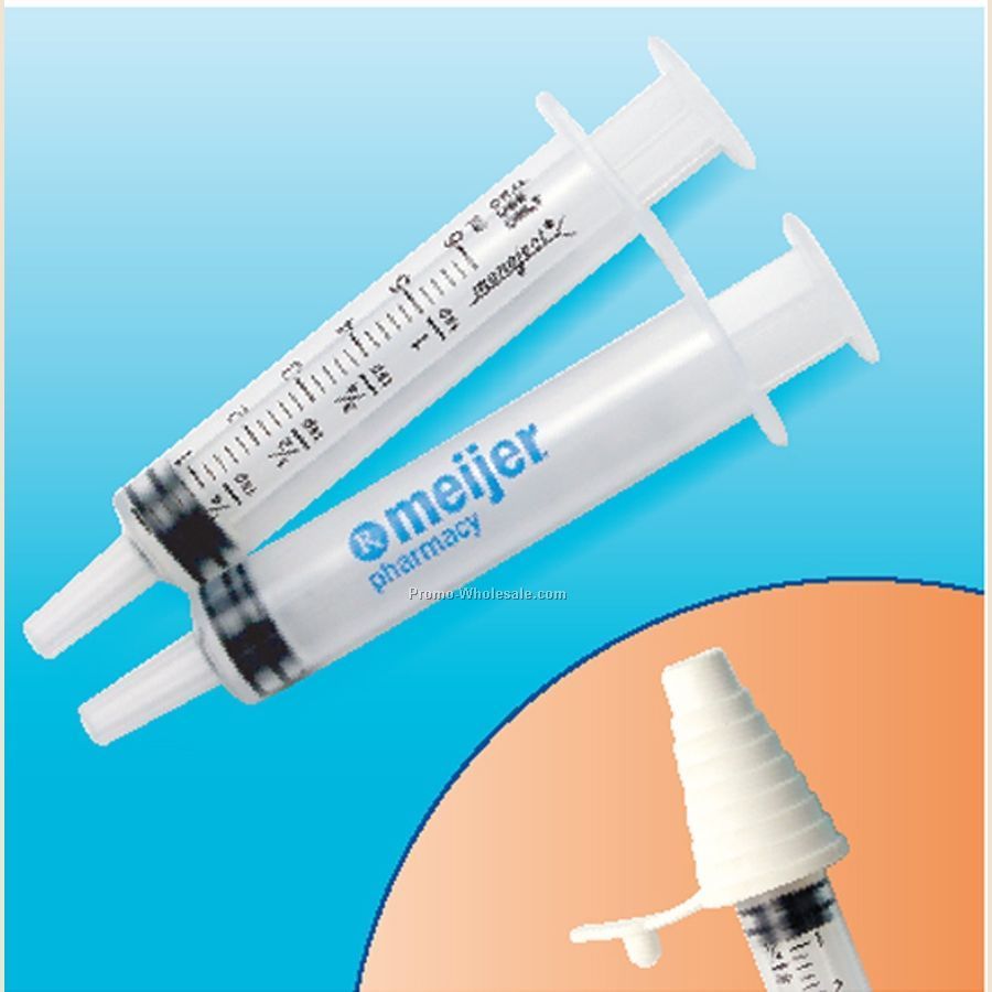 Liquid Medicine Dispenser 6 Ml Oral Syringe With Cork