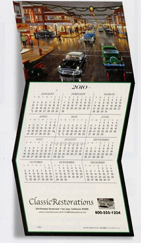 Main Street - 'tis The Season Greeting Card Calendar (Thru 6/1/09)