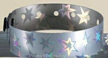 Metallic Star Wristbands - 4 Hour Ship