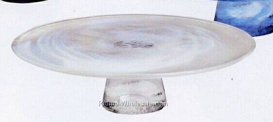 Mine Cake Plate - White