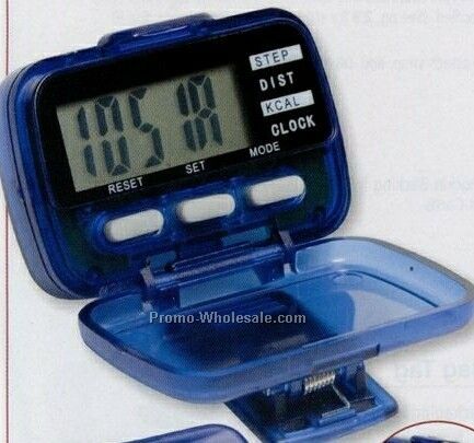 Multi Function Pedometer 2 1/4"x1 1/2" (3 Day Rush)