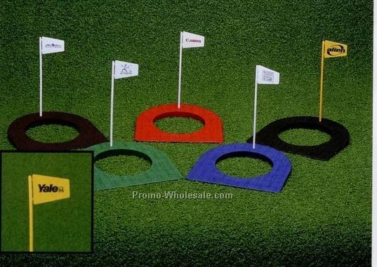 Putting Cup & Flag W/ 1-2 Color Imprint