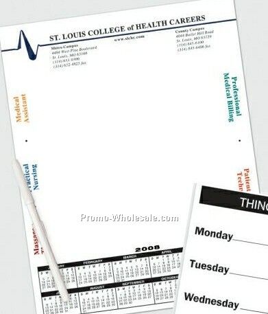 Quikey Memo Board Calendar Magnet