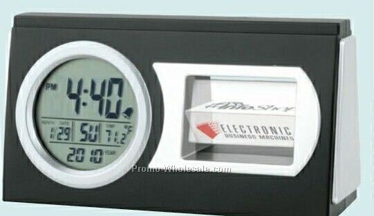 Revolving Logo Digital Clock