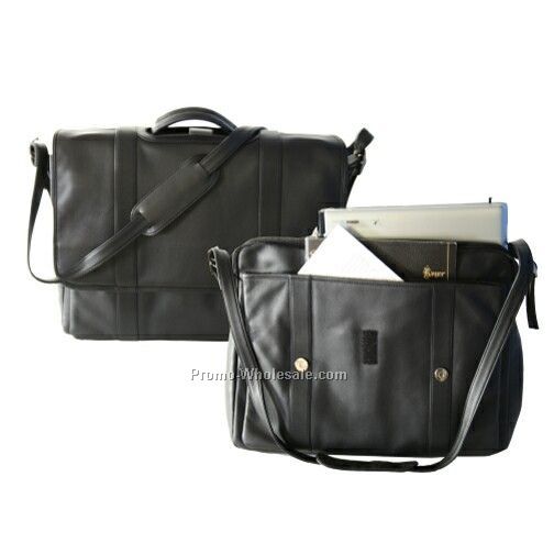 Royce Leather Deluxe Expandable 17" Laptop Brief