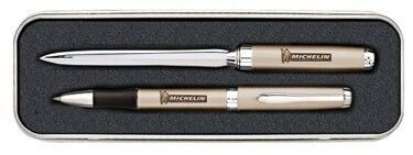 Scribe Twist-action Ballpoint Metal Pen & Letter Opener Gift Set