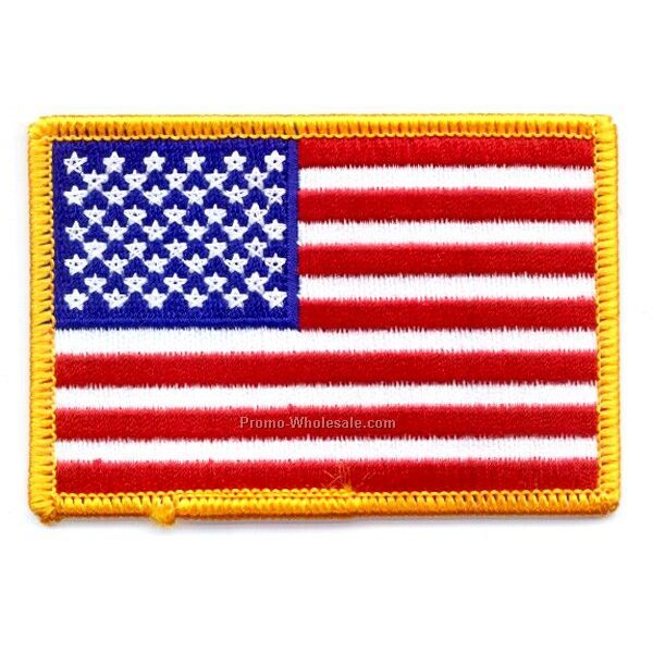 Stock American Flag Emblem