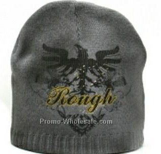 Stock Rough Beanie Cap (Gray)