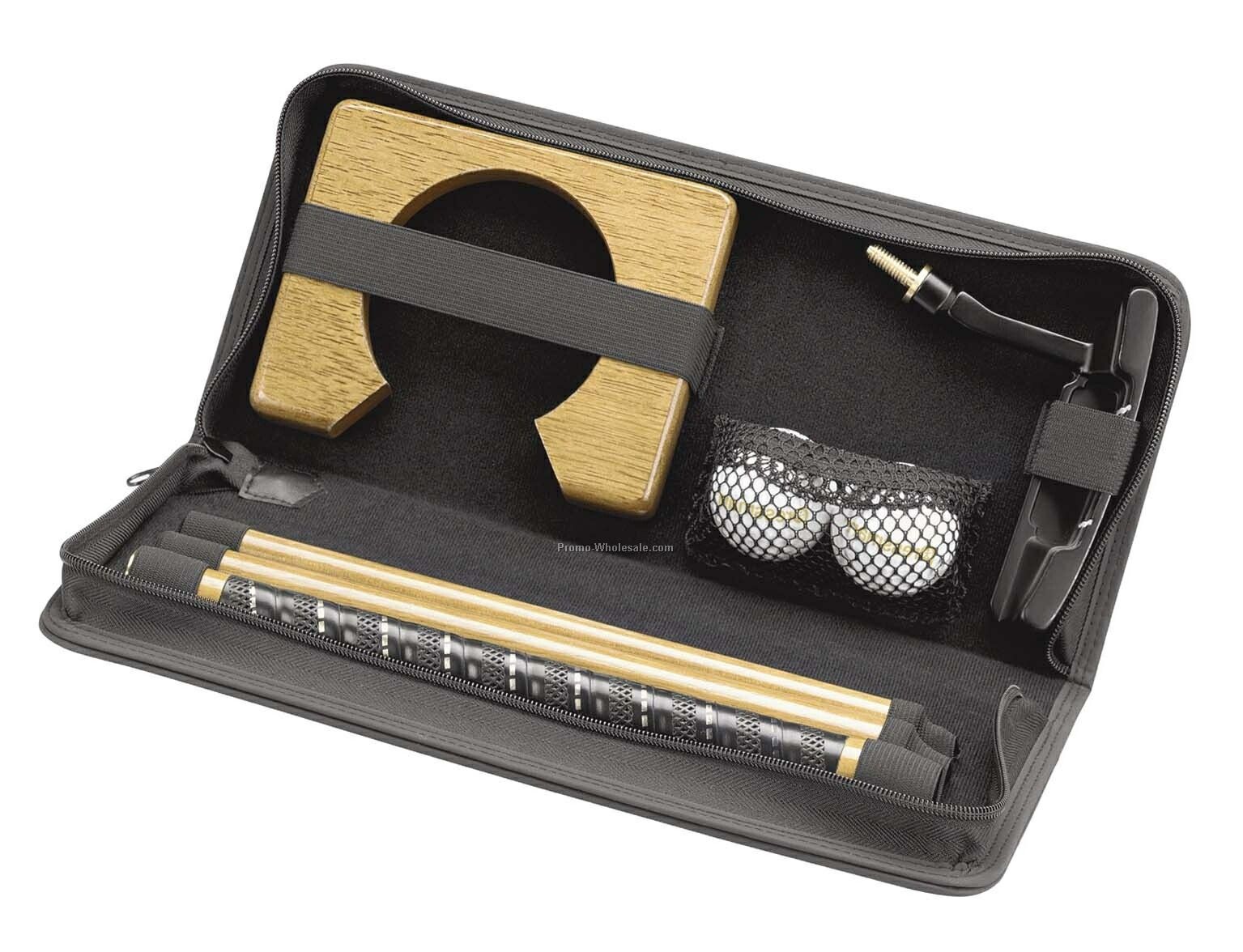 Tee Off Wood Executive Putter Kit With Titleist Dt Roll Golf Balls
