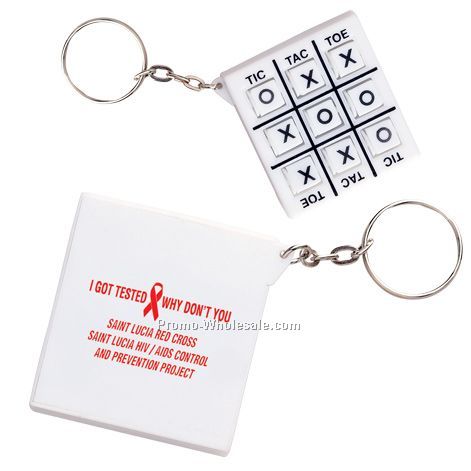 Tic-tac-toe Game Key Chain