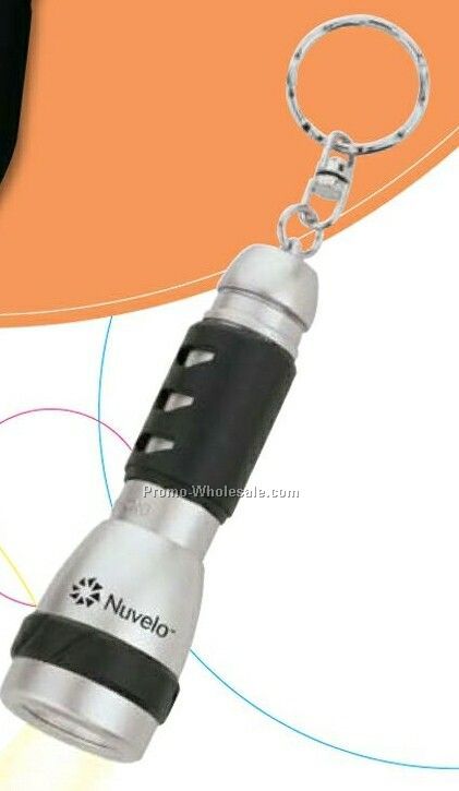 Valumark LED Flashlight W/ Key Ring 2-7/8"x7/8"x7/8"