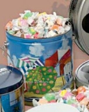 1 Gallon Pail W/ Salt Water Taffy