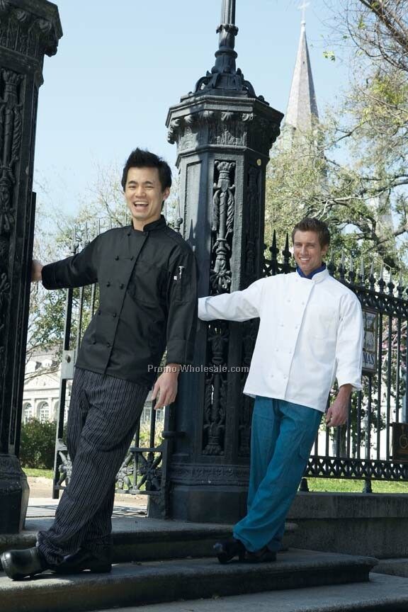 10 Knot Chef Black Coat (Xs-6xl)