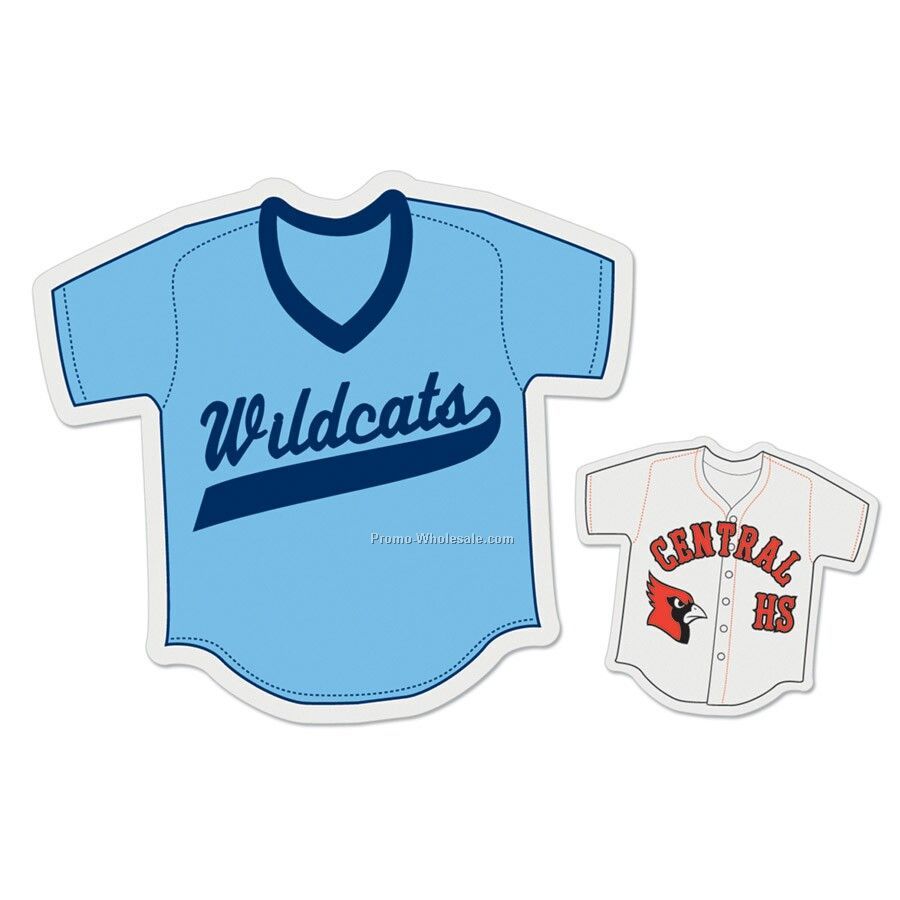 12" Baseball Jersey Die Cut Vehicle Magnet