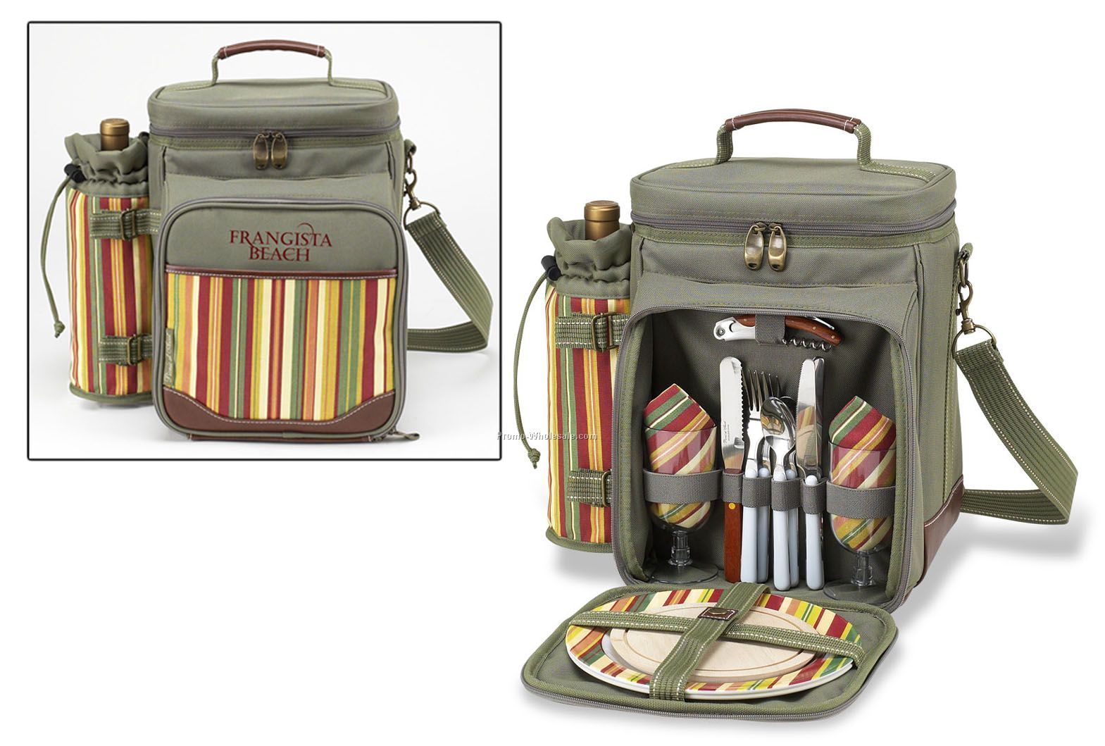 13-1/2"x14"x9-1/2" Santa Barbara Picnic Cooler Tote