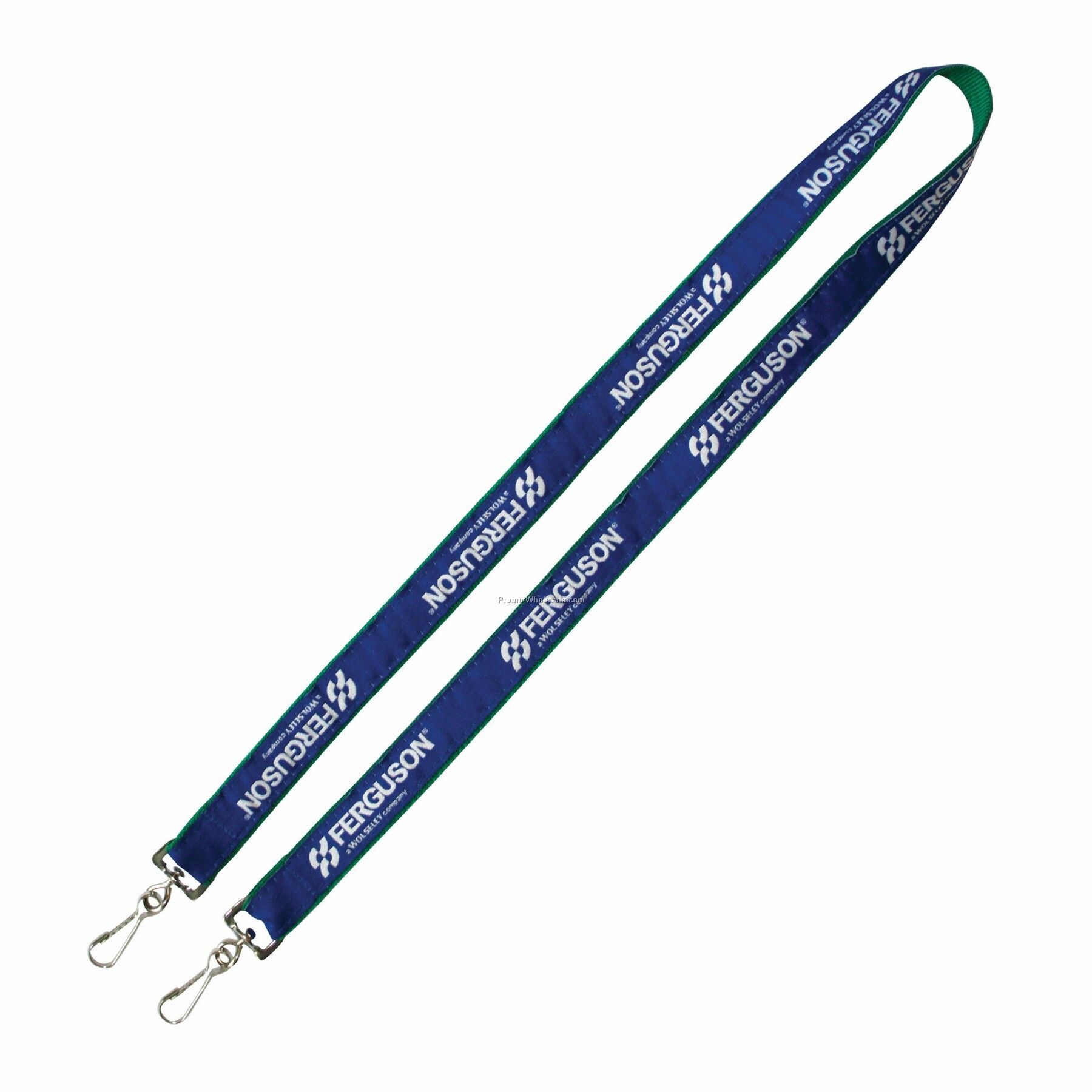 17-1/2"x3/4" Wov-in Line Tradeshow & Event Lanyard - Elite+ Plus Webbing