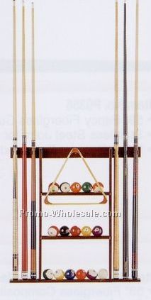 27"x28" Mizerak Deluxe Billiard Wall Rack