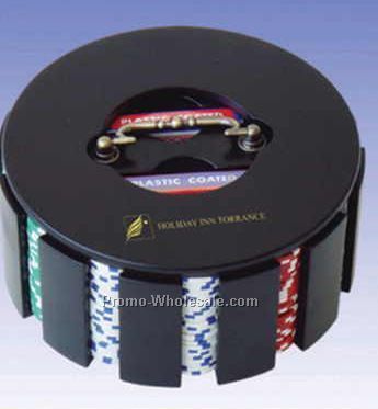 300 Piece Revolving Poker Chip Case (Screened)