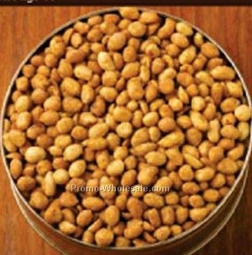 32 Oz. Honey Roasted Peanuts Custom Gift Tin