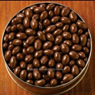 44 Oz. Chocolate Covered Almonds Designer Gift Tin