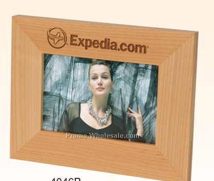 6-1/4"x8-3/4" Alderwood Flat Photo Frame (4"x6" Photo) (Screened)