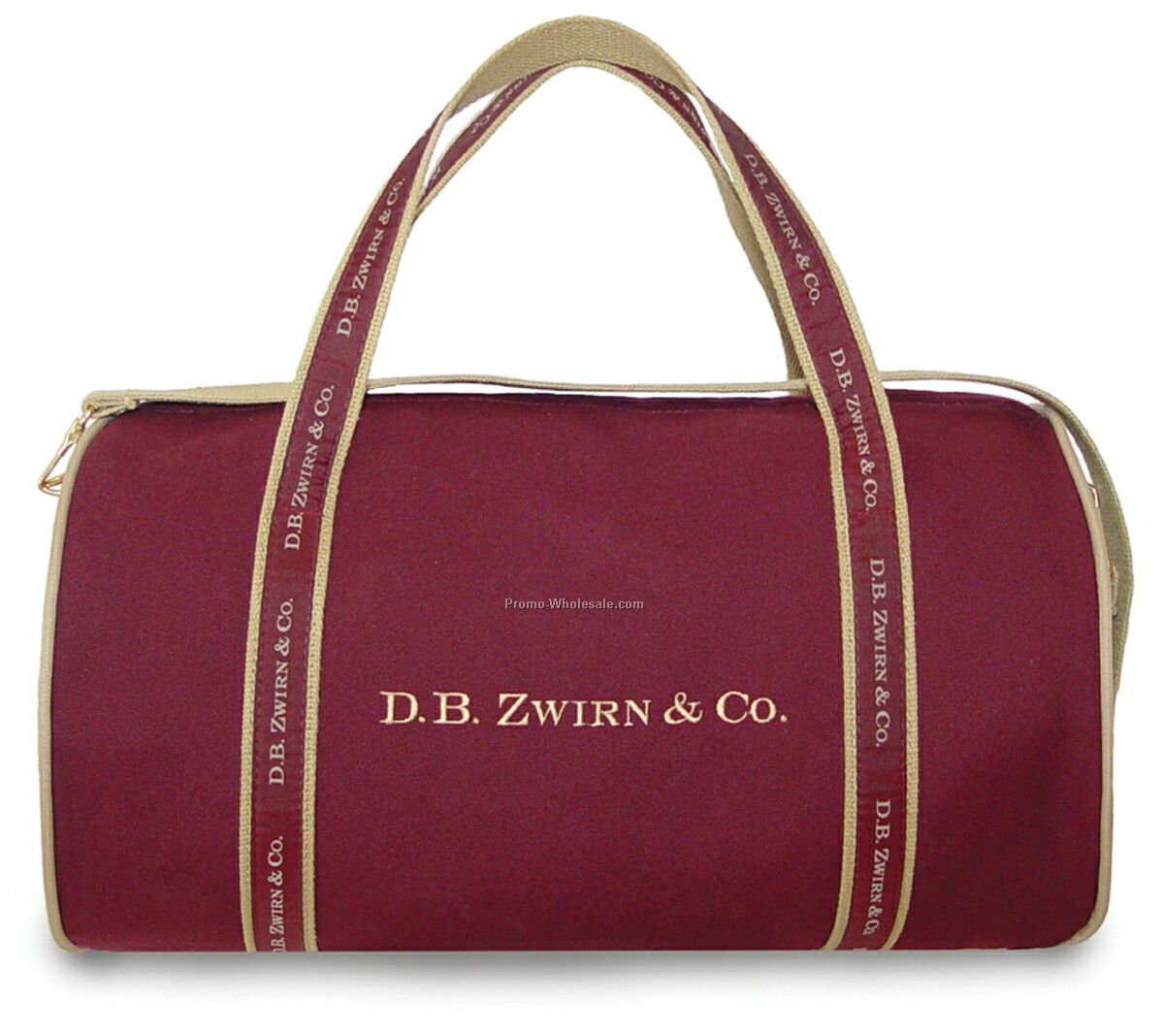 719m V/B - Duffle Bag With Motif Woven Ribbon