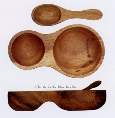 Acacia Wooden Salt And Pepper Set