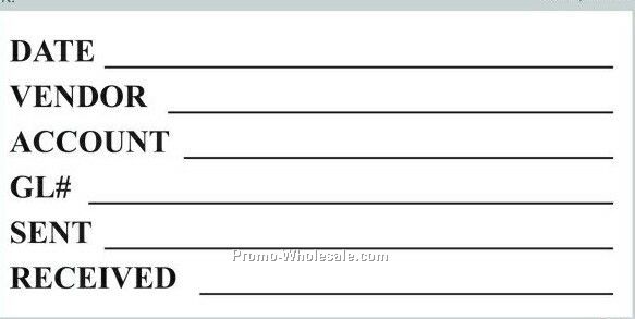 Accustamp With Post It Flags(Impression Size 1-7/8"x3-7/8")