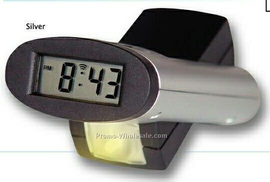 Alarm Clock W/ Rotating Flash Light