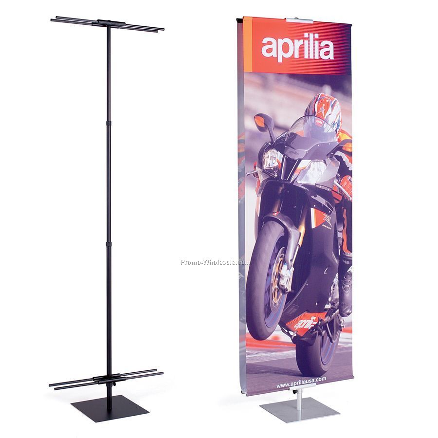 Banner And Stand Set - 3' X 8'