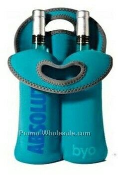 Byo Two-bottle Insulated Bag - Bright Teal Green