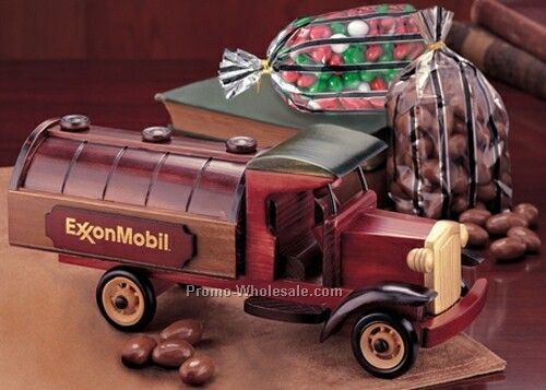 Chocolate Almonds & Chocolate Gourmet Mints In Classic 1927 Tank Truck