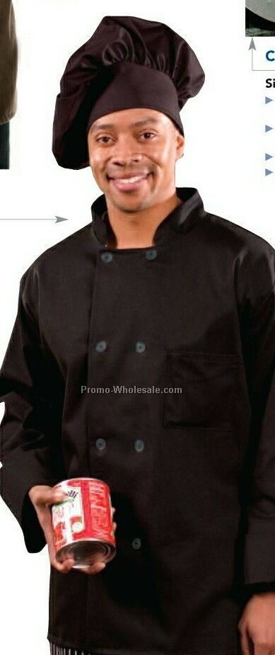 Classic Chef Coat (X-large/ Mocha) Traditional Twill