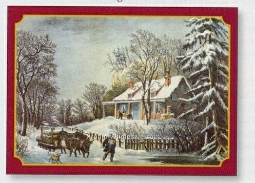 Currier & Ives Greeting Card Calendar (After 9/1/09)