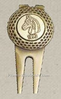 Custom Made Ball Marker W/Money Clip (2-1/2")