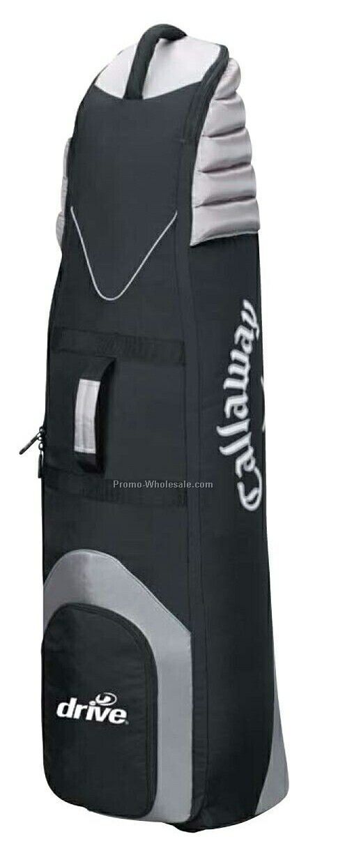 Cx Golf Bag Carrier Wheeled Travel Cover/ Black/Silver