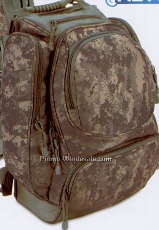 Digital Camouflage Deluxe Backpack (Blank)