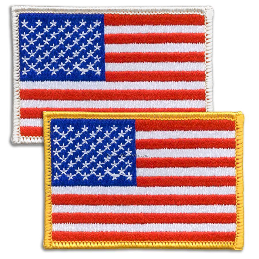 Embroidered American Flag Patch