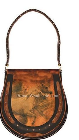 Equestrian Vegetable Tanned Calf Leather Handbag