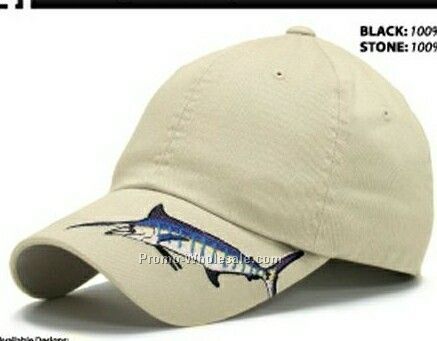 Fishing Theme Cap (Stone Beige)