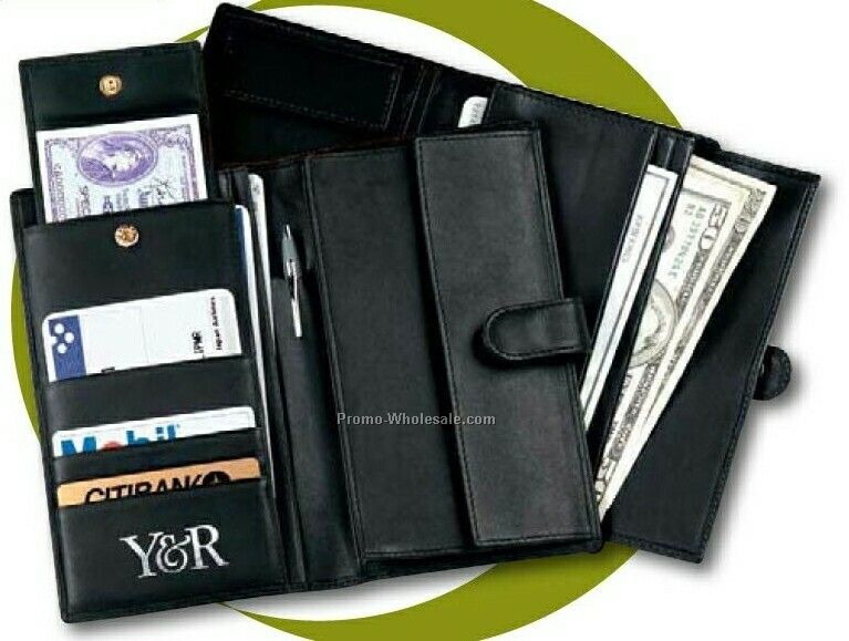 Genuine Leather Multi Currency Passport Case