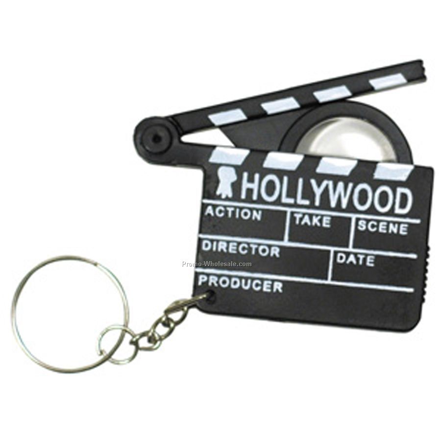 Hollywood Magnifying Key Ring