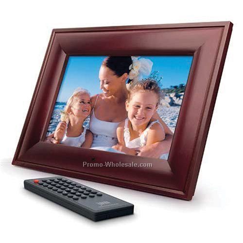 Jwin 7" Digital Photo Frame With Wooden Design