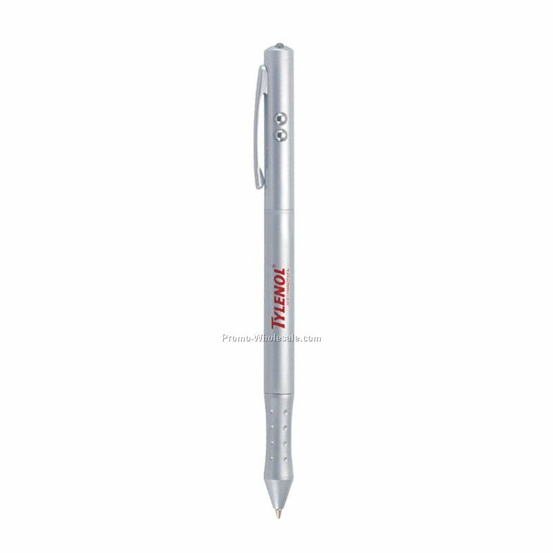 King Cobra Laser Pointer, LED Flashlight, Retractable Pen & Stylus (Screen)