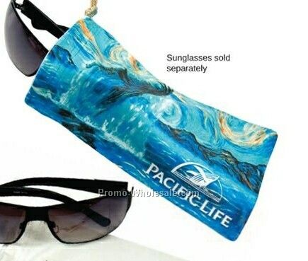 Microfiber Drawstring Sunglass Bag (Dye Sublimated)