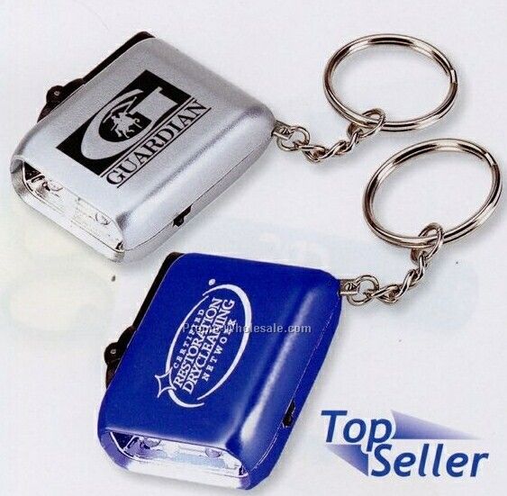 Mini Dynamo Flashlight/ Key Chain (Standard Shipping)