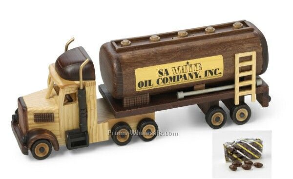 Oil Tanker Nut Dispenser - Chocolate Almonds