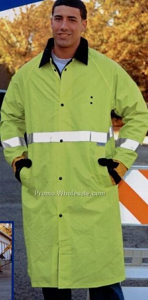 Reversible Public Safety 49" Raincoat No Reflective (3xl)